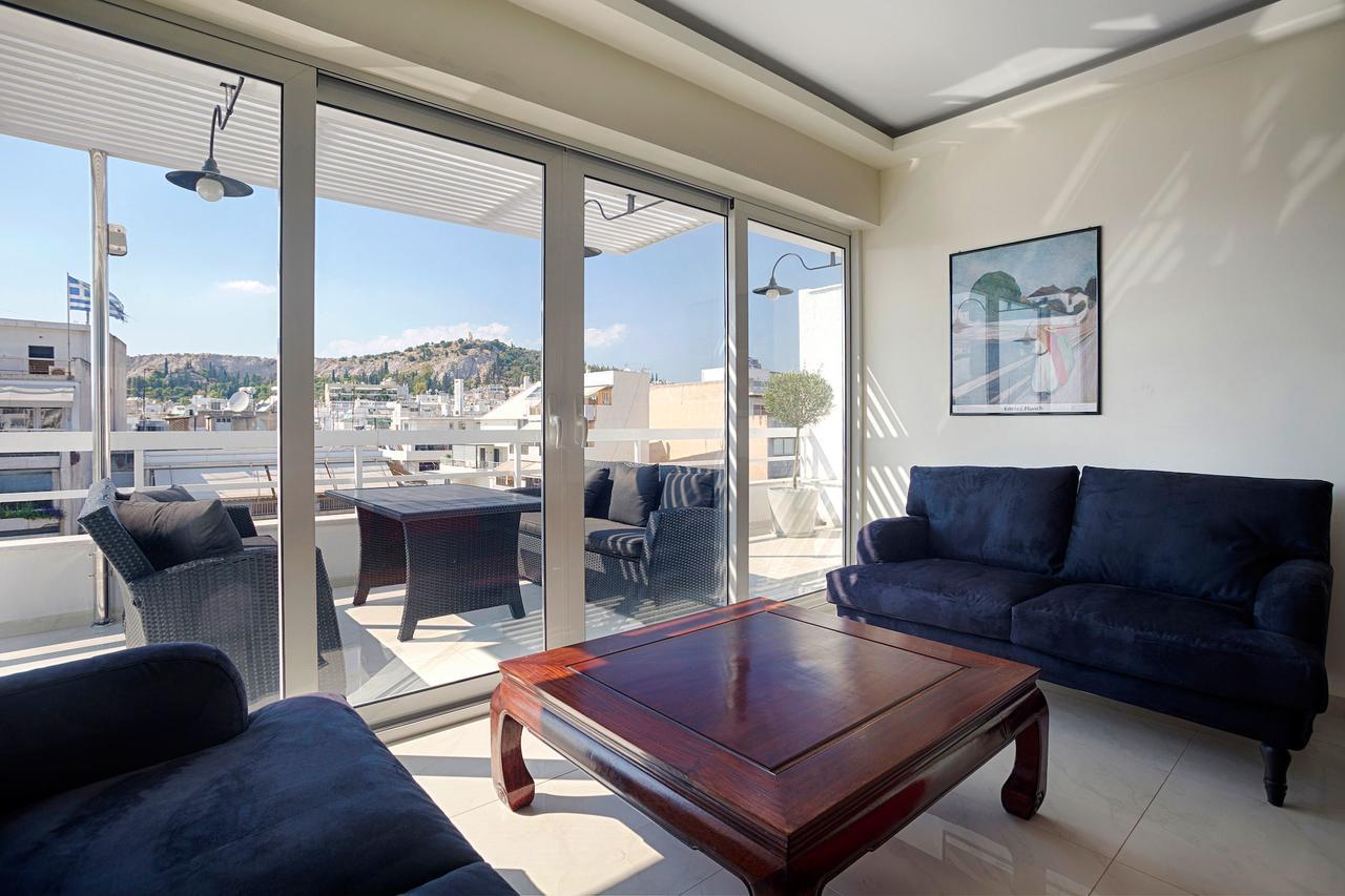 Unique 3-Bed, 3-Bath Apt With Acropolis Views Sg69 Афины Экстерьер фото